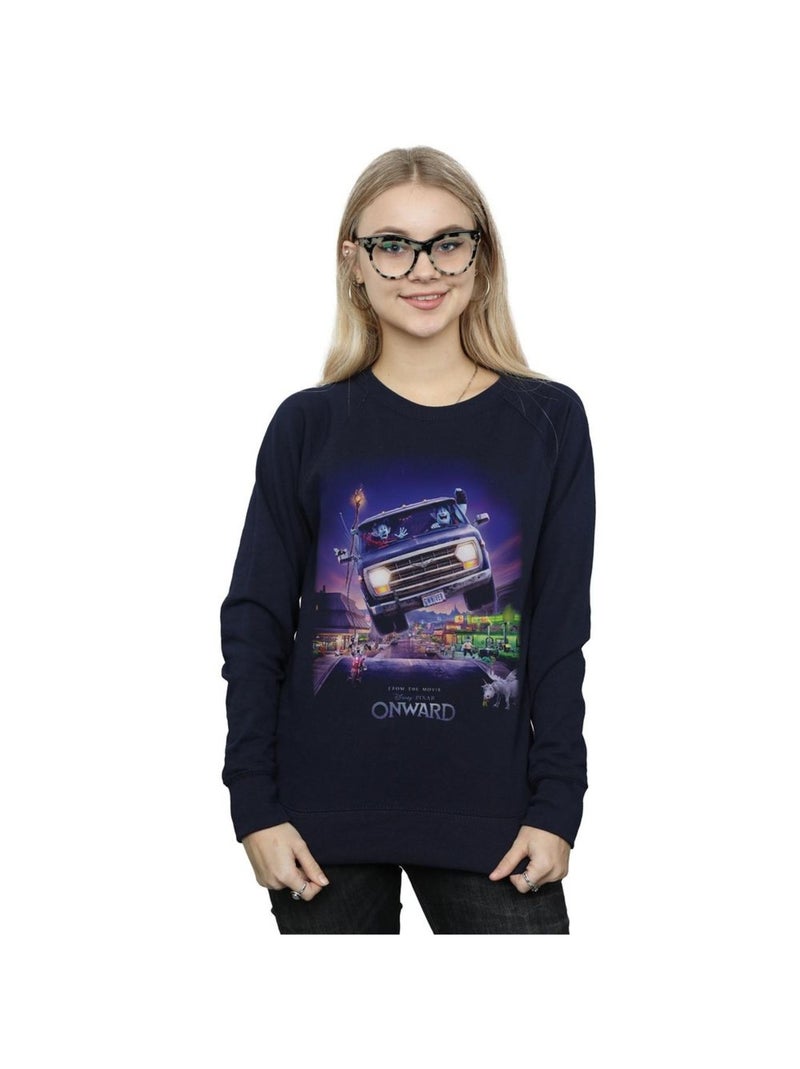 Disney - Sweat ONWARD Bleu marine - Kiabi