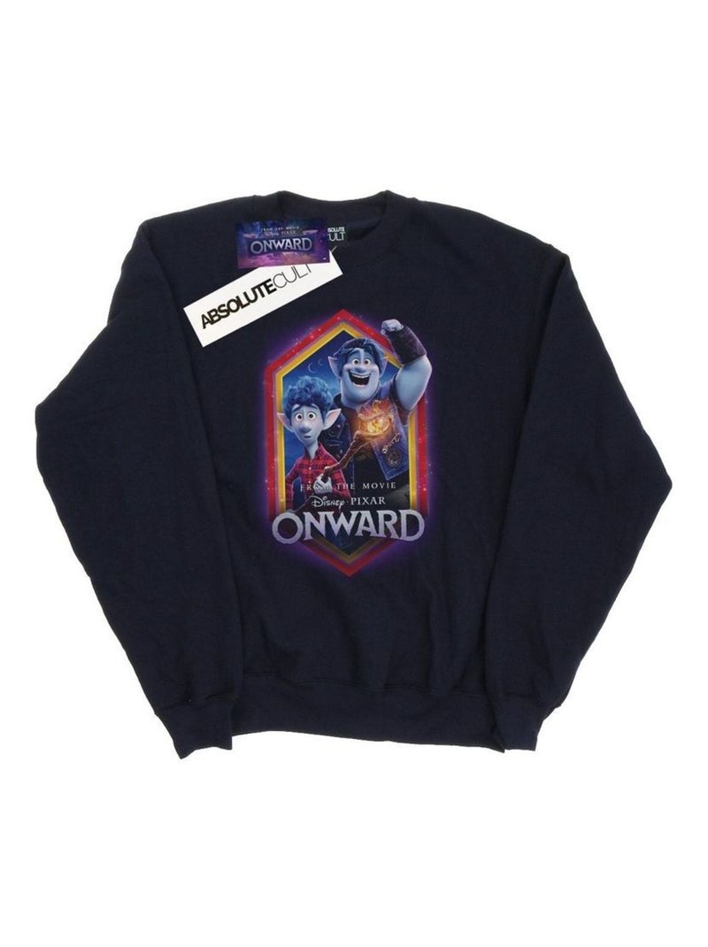 Disney - Sweat ONWARD Bleu marine - Kiabi
