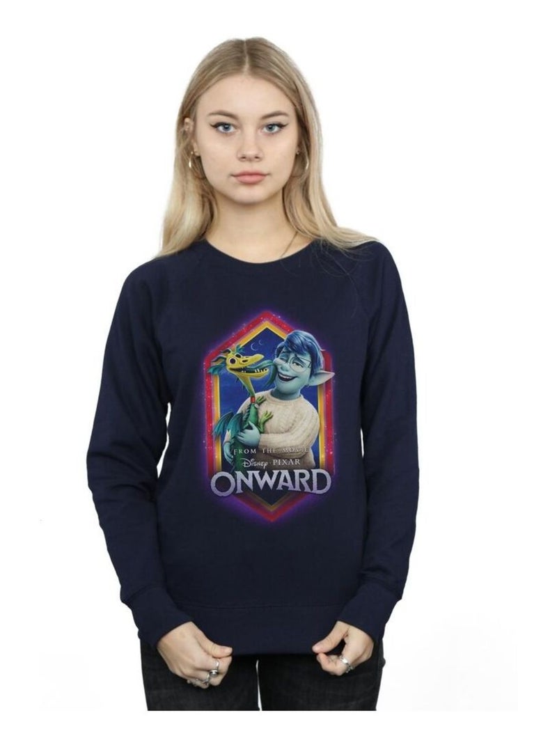 Disney - Sweat ONWARD Bleu marine - Kiabi
