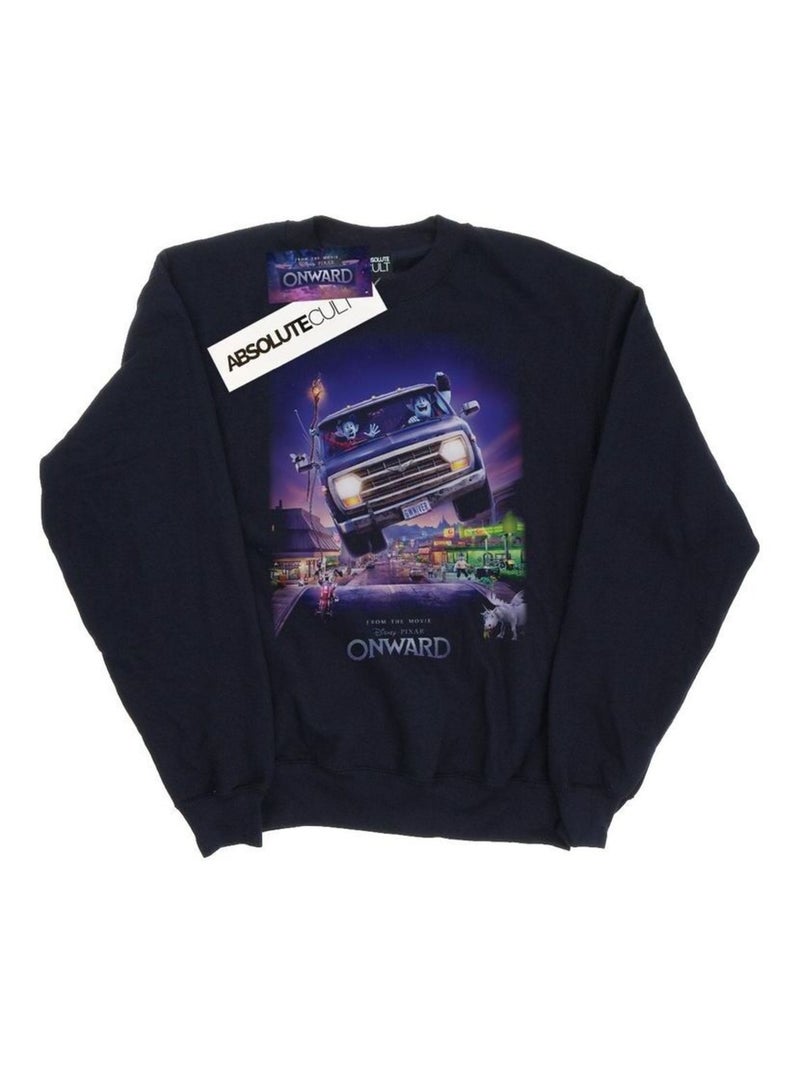 Disney - Sweat ONWARD Bleu marine - Kiabi