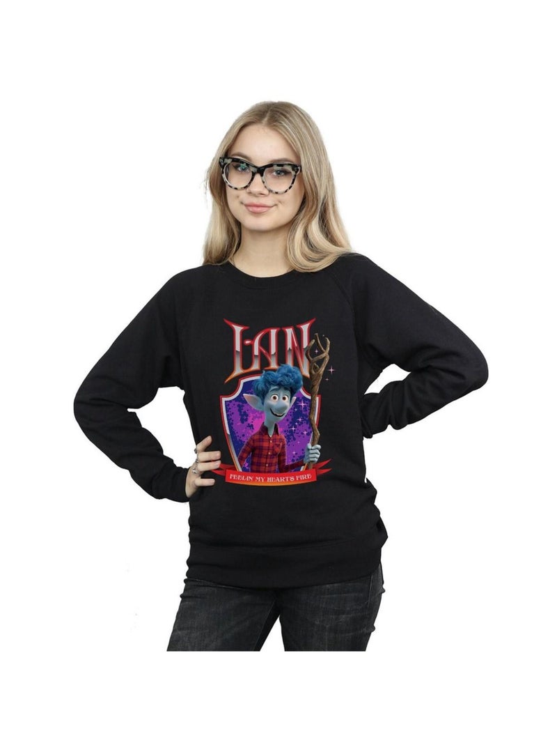 Disney - Sweat ONWARD IAN'S FIRE Noir - Kiabi