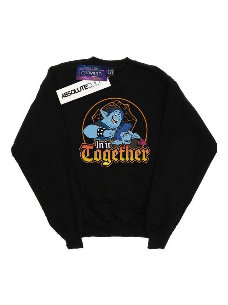 Disney - Sweat ONWARD IN IT TOGETHER Noir - Kiabi