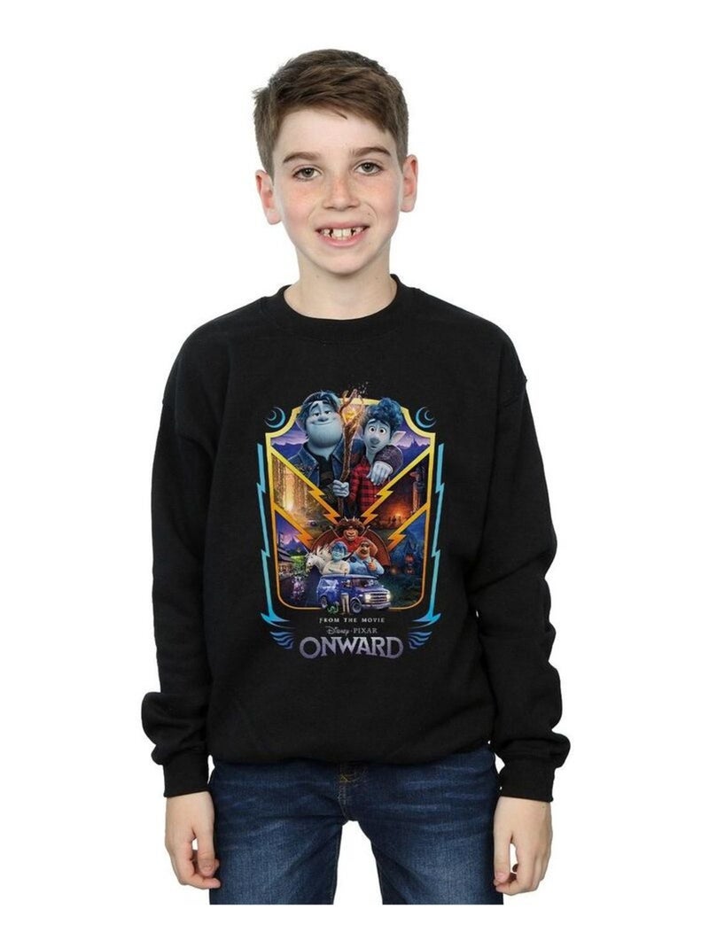 Disney - Sweat ONWARD Noir - Kiabi
