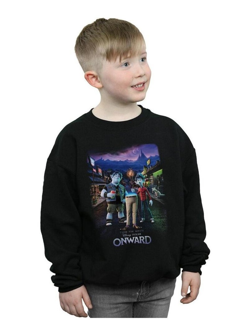 Disney - Sweat ONWARD Noir - Kiabi