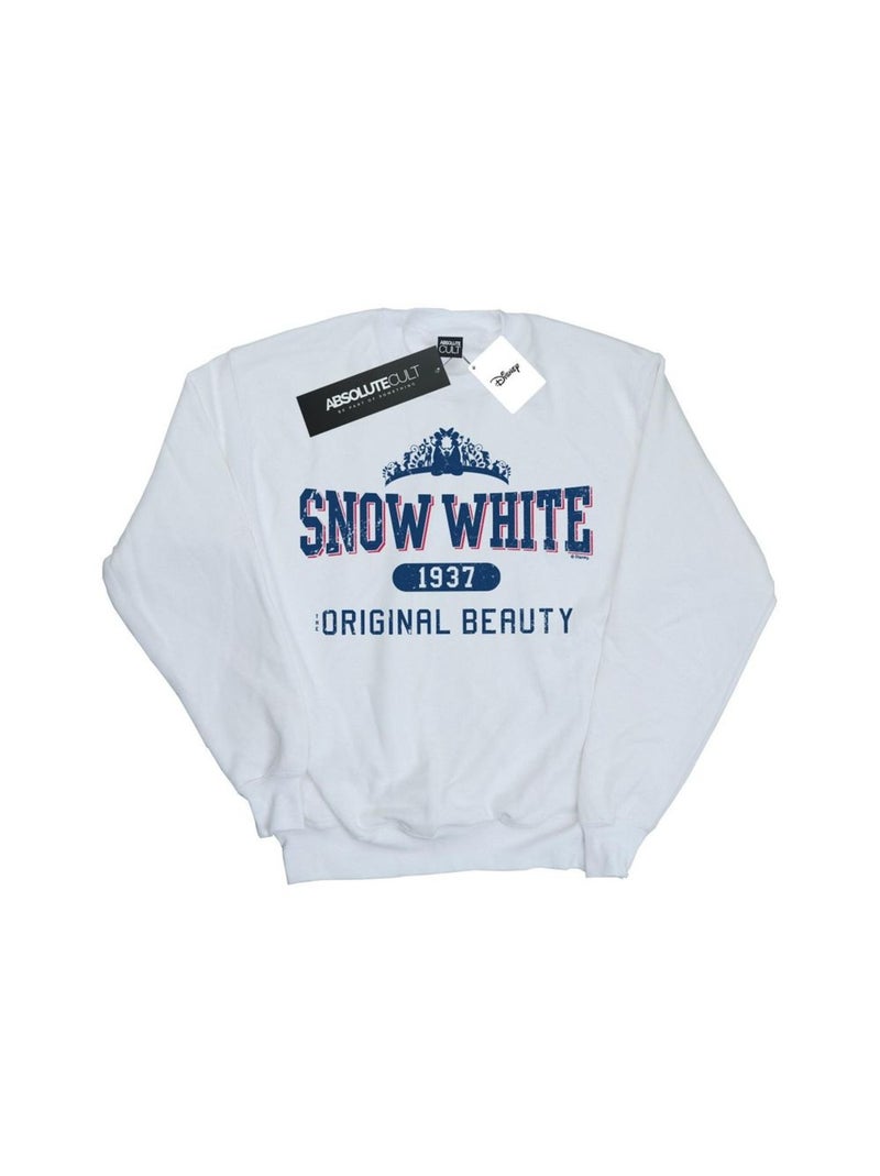 Disney - Sweat ORIGINAL BEAUTY Blanc - Kiabi