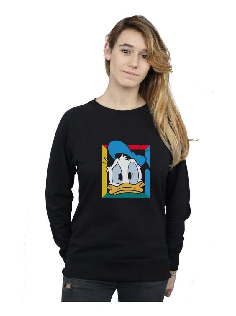 Disney - Sweat PANICKED Noir - Kiabi