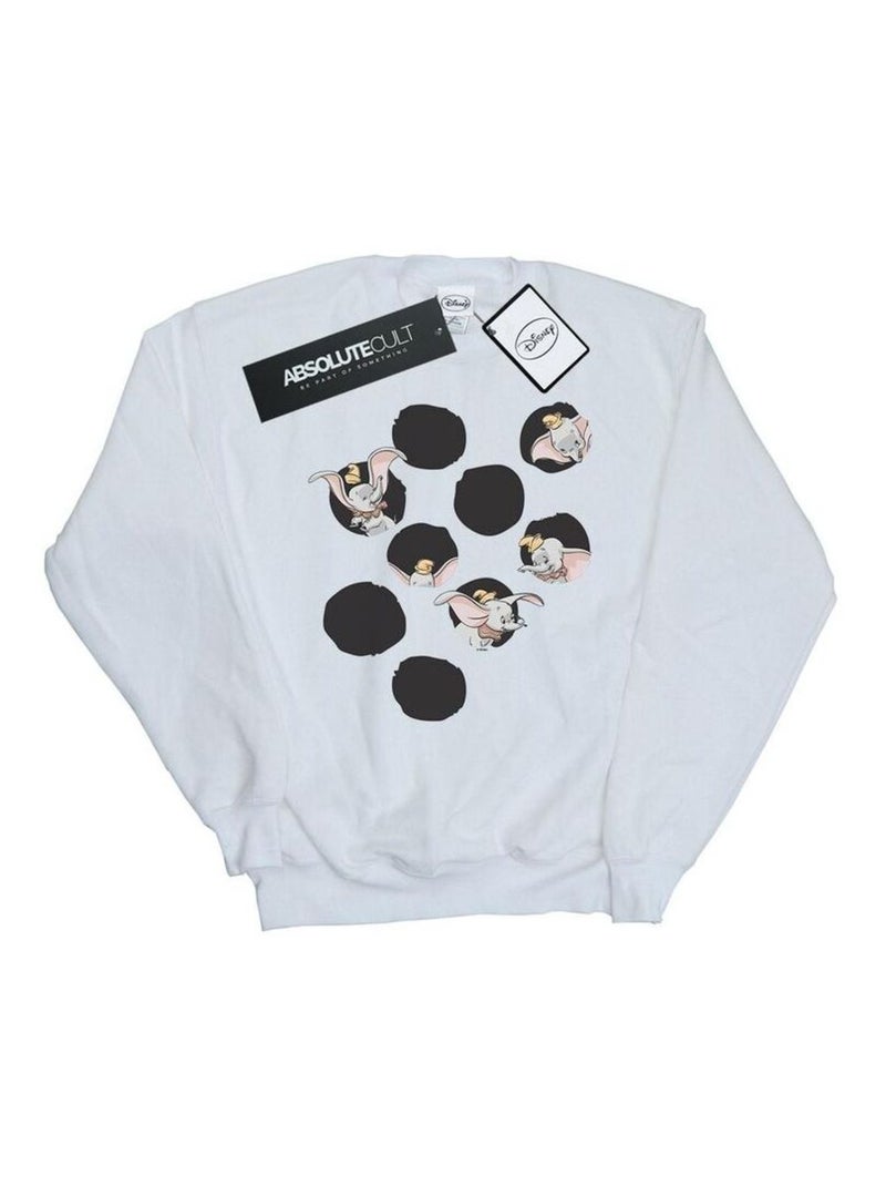 Disney - Sweat PEEKABOO Blanc - Kiabi