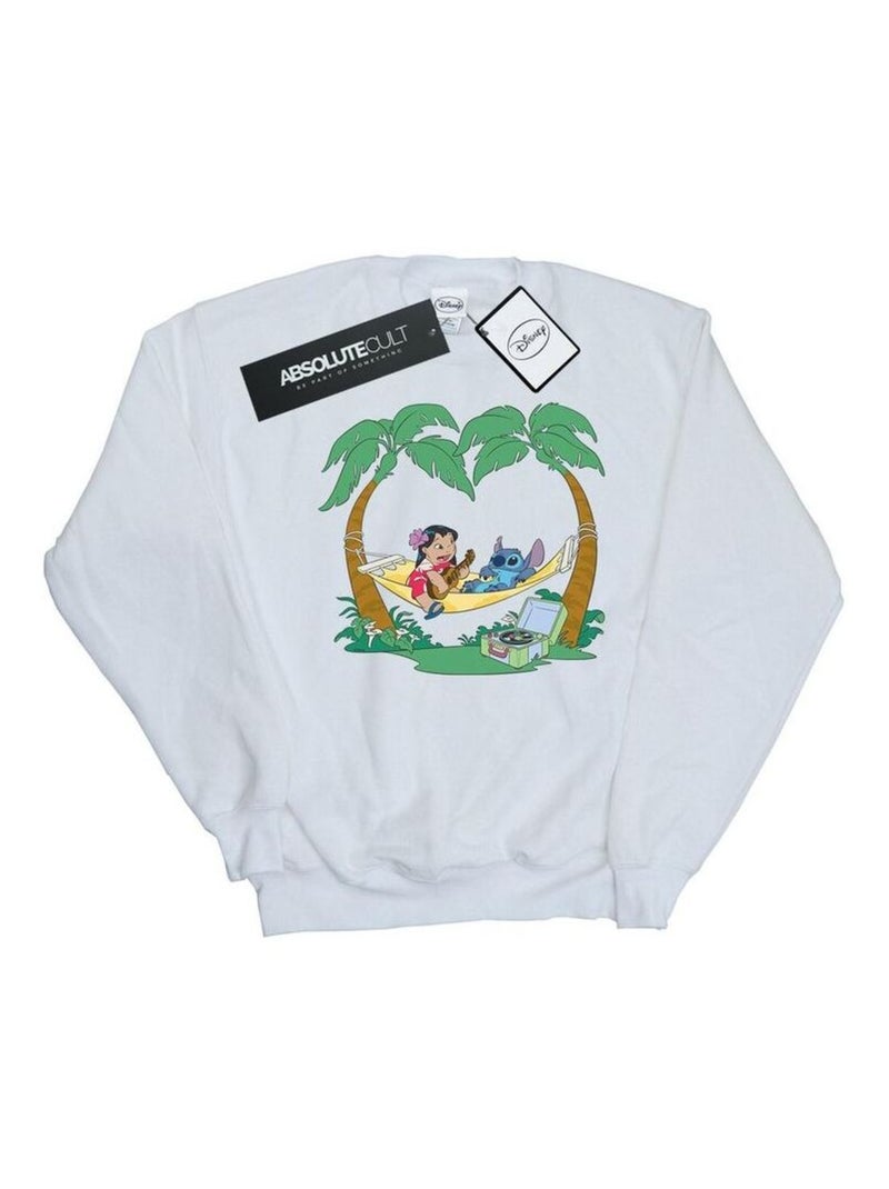 Disney - Sweat PLAY SOME MUSIC Blanc - Kiabi