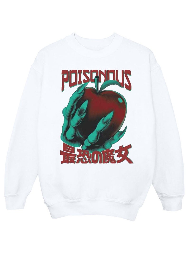 Disney - Sweat POISONOUS Blanc - Kiabi