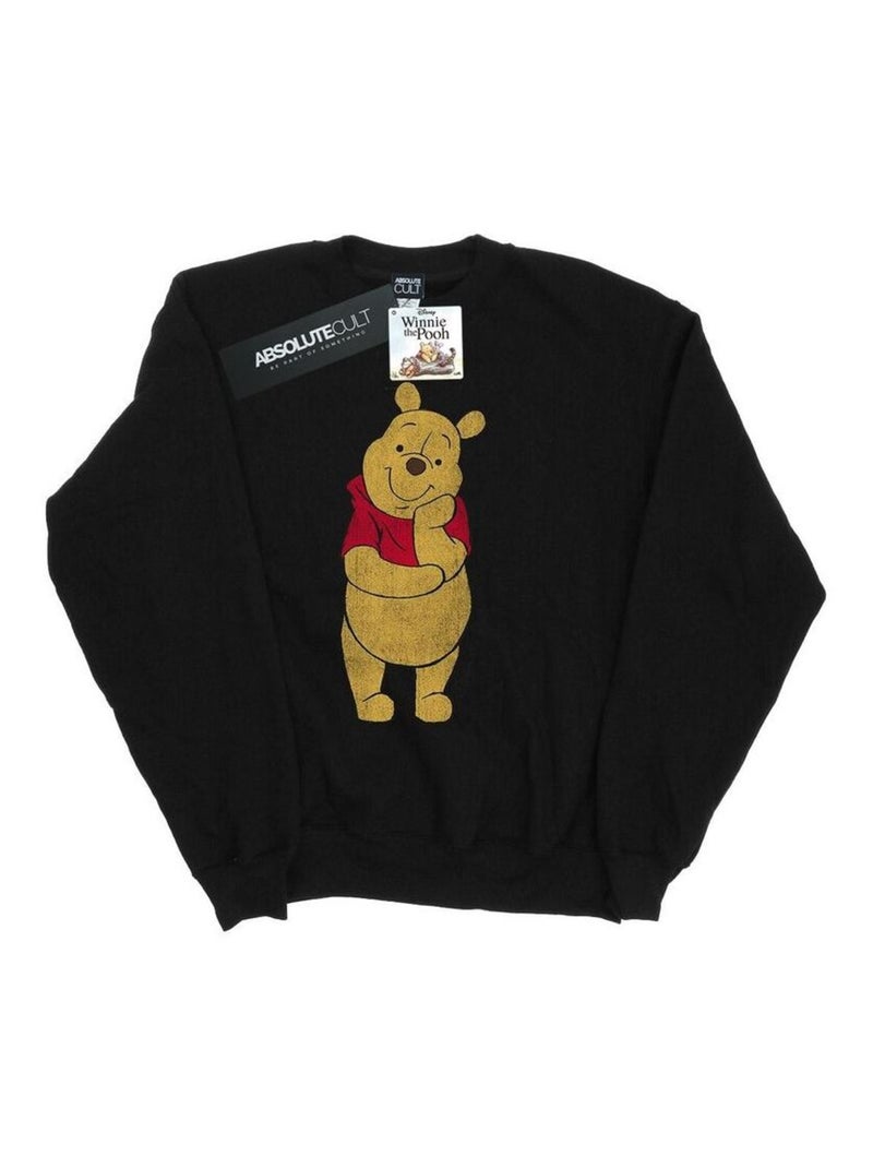 Disney - Sweat POOH Noir - Kiabi