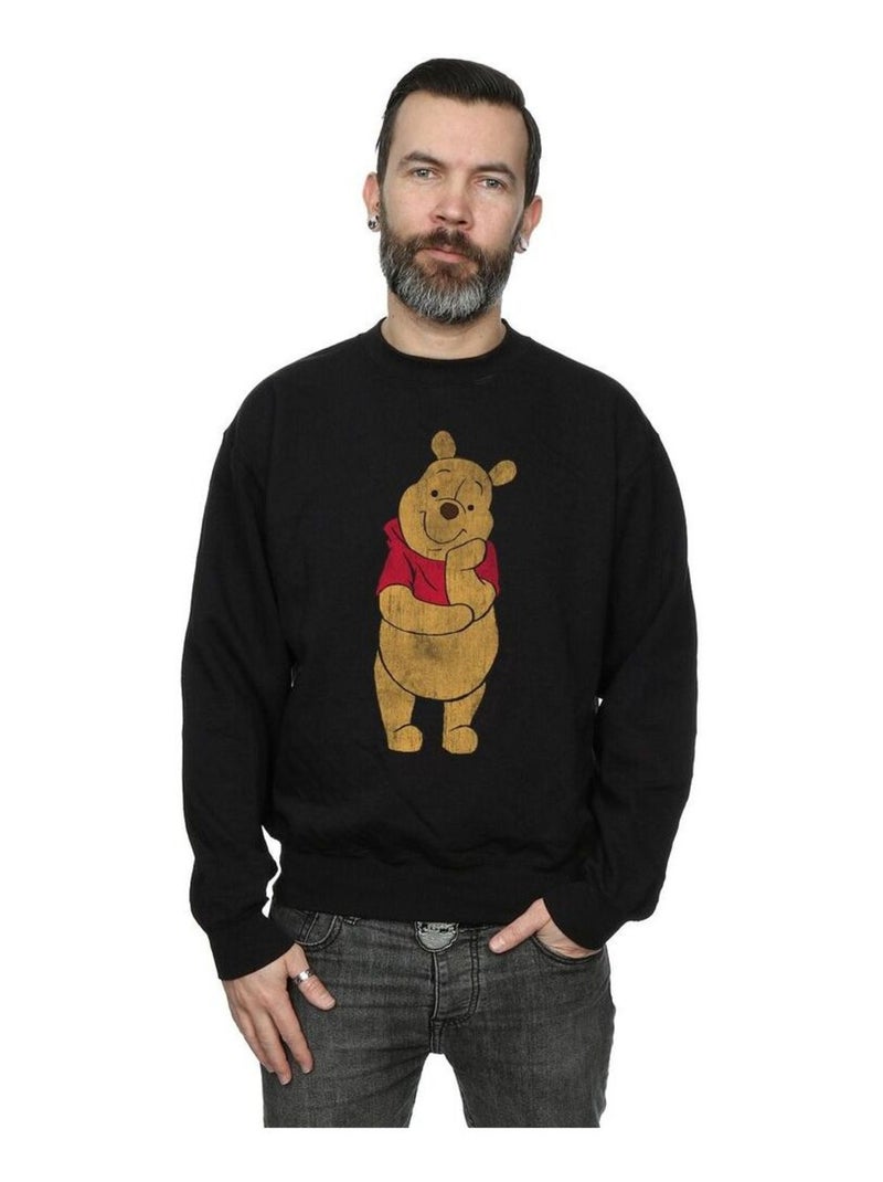 Disney - Sweat POOH Noir - Kiabi