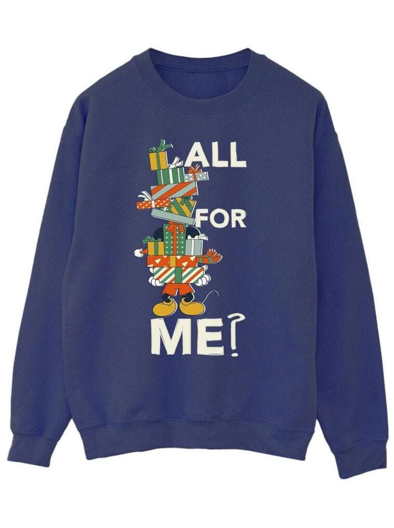 Disney - Sweat PRESENTS ALL FOR ME Bleu marine - Kiabi