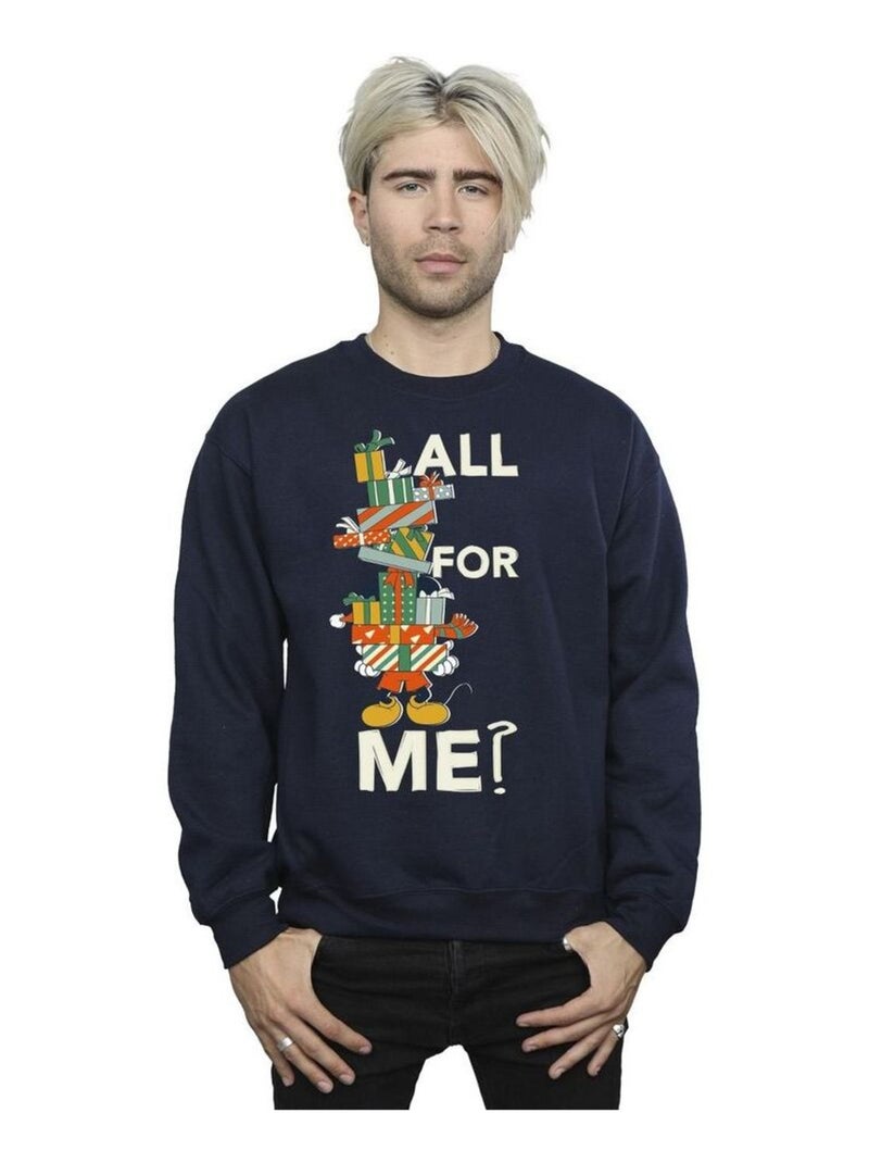 Disney - Sweat PRESENTS ALL FOR ME Bleu marine - Kiabi