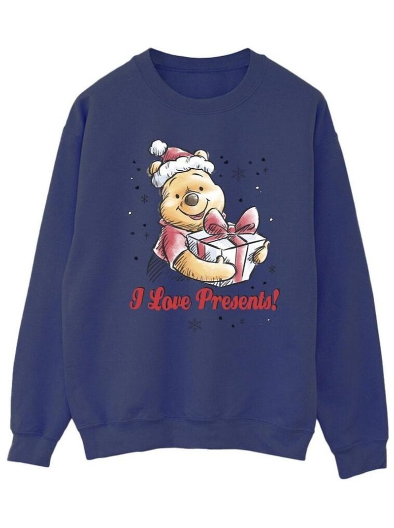 Disney - Sweat PRESENTS Bleu marine - Kiabi