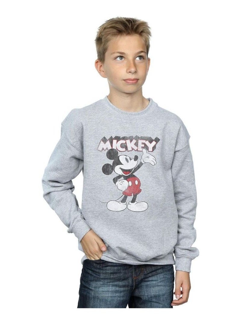 Disney - Sweat PRESENTS Gris chiné - Kiabi
