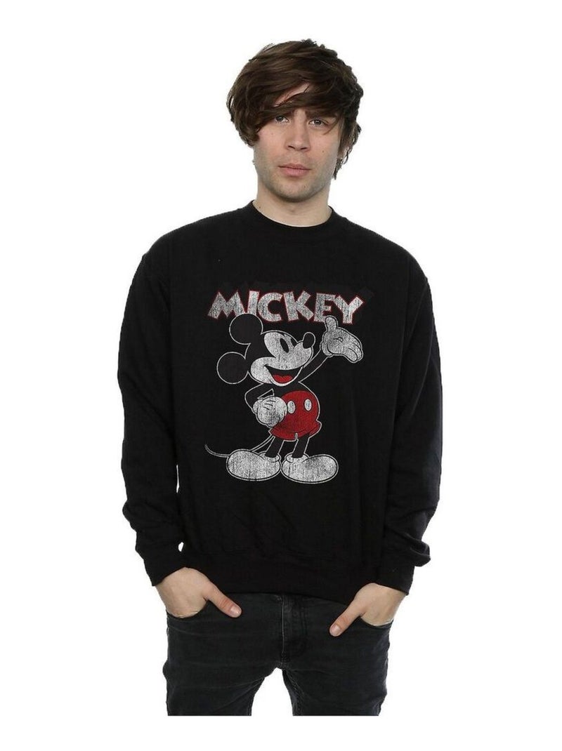 Disney - Sweat PRESENTS (Mickey Mouse) Noir - Kiabi