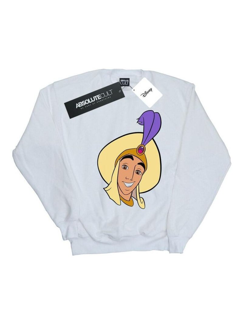 Disney - Sweat PRINCE ALI Blanc - Kiabi