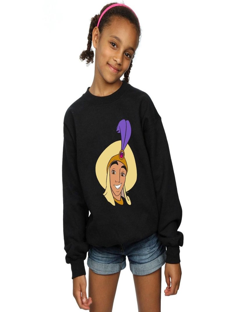 Disney - Sweat PRINCE ALI Noir - Kiabi