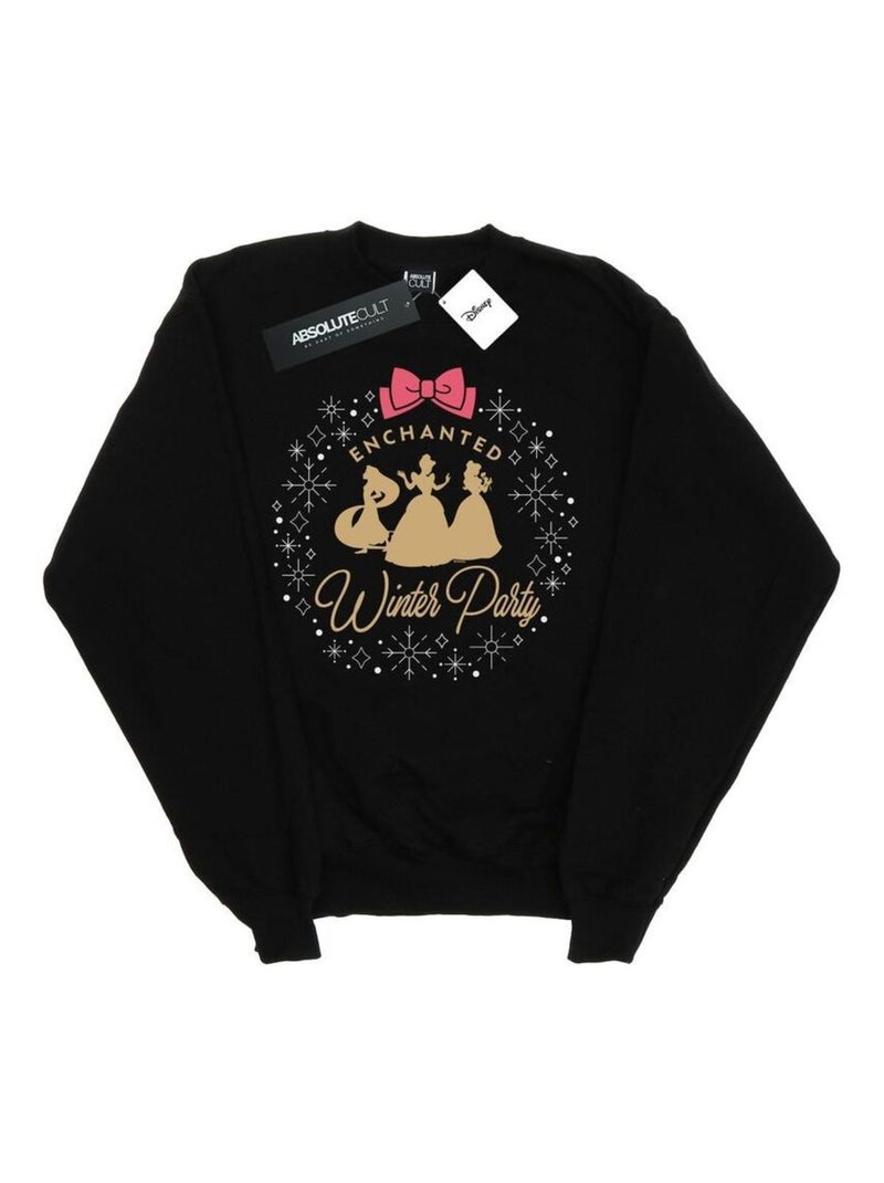 Disney - Sweat PRINCESS ENCHANTED Noir - Kiabi
