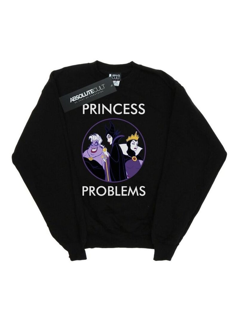 Disney - Sweat PRINCESS HEADACHES Noir - Kiabi