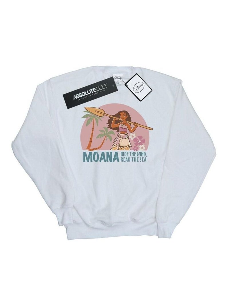 Disney - Sweat READ THE SEA Blanc - Kiabi