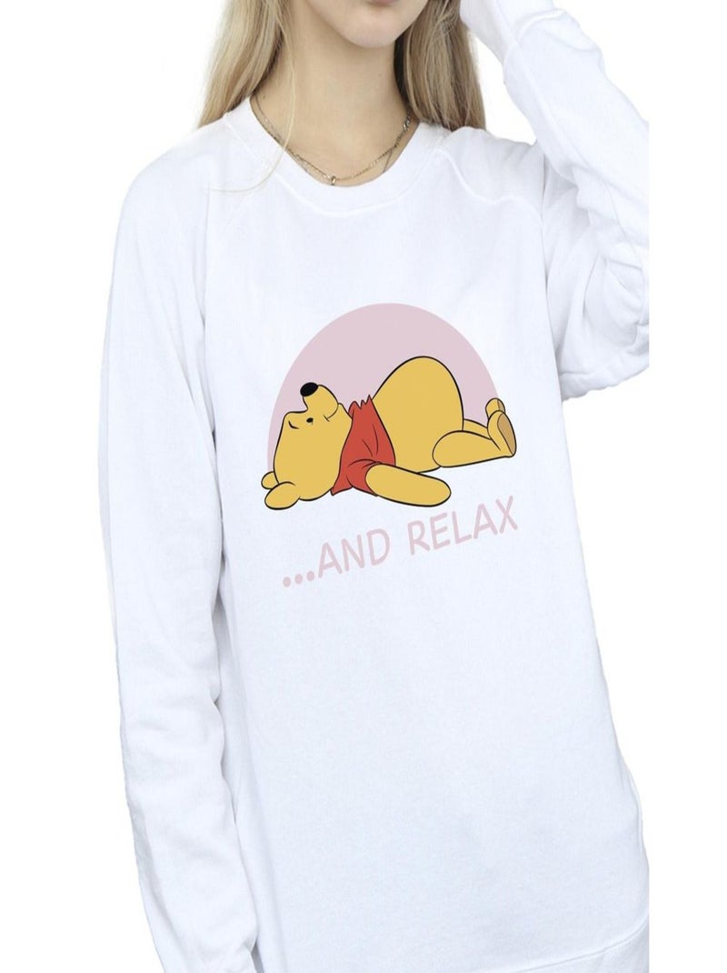 Disney - Sweat RELAX Blanc - Kiabi