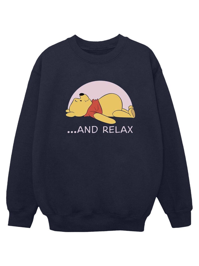 Disney - Sweat RELAX Bleu marine - Kiabi