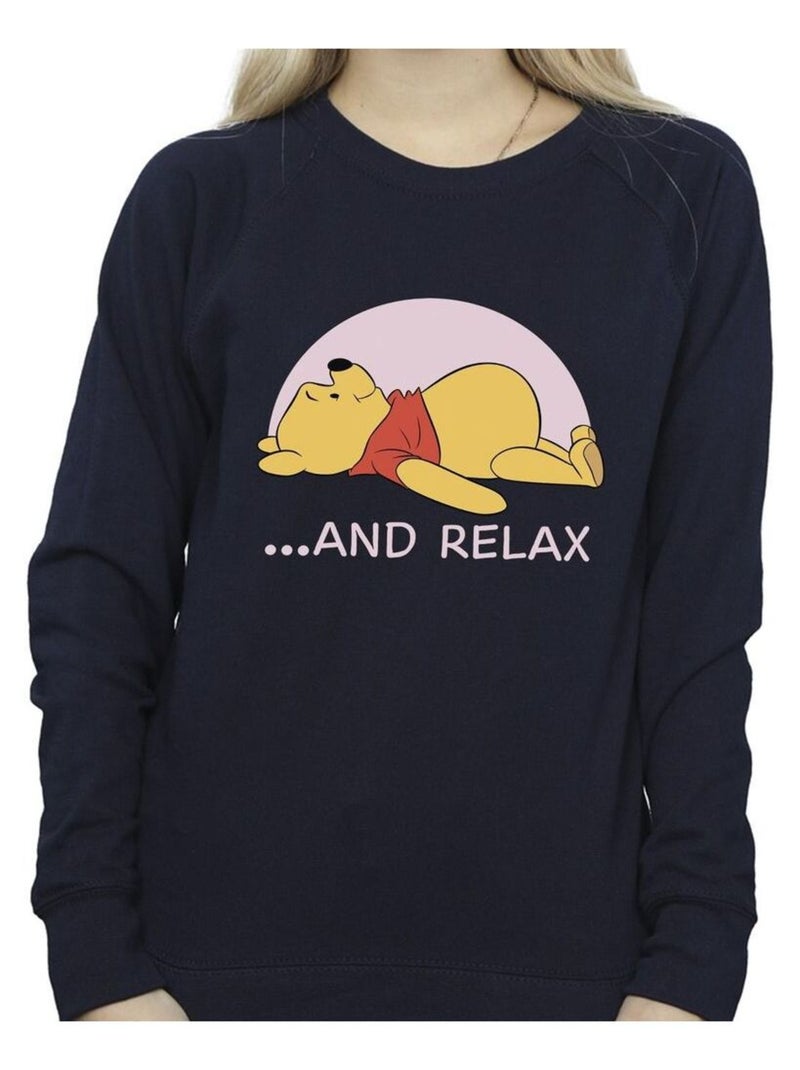 Disney - Sweat RELAX Bleu marine - Kiabi