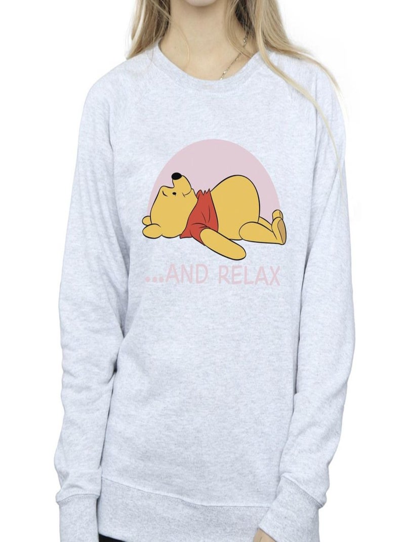 Disney - Sweat RELAX Gris chiné - Kiabi