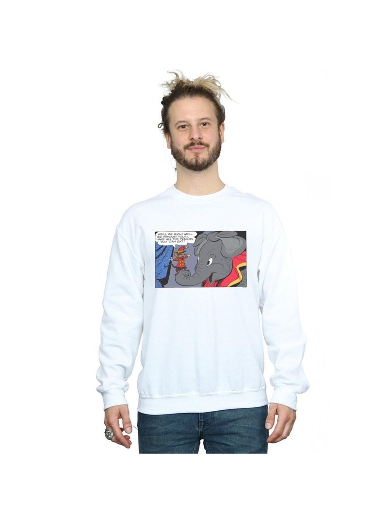 Disney - Sweat RICH AND FAMOUS Blanc - Kiabi