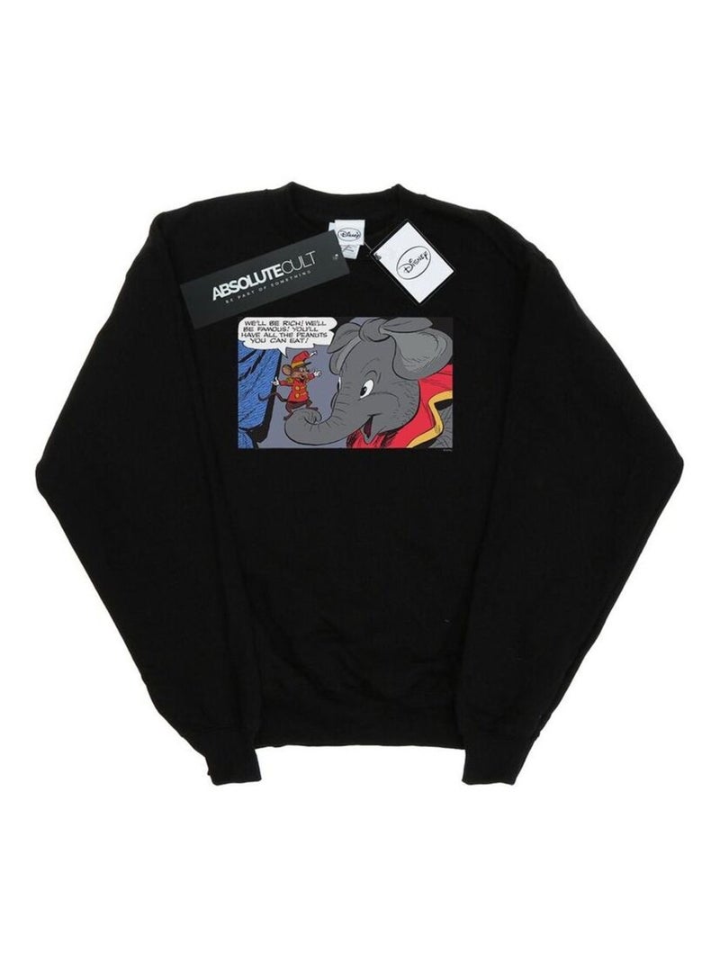Disney - Sweat RICH AND FAMOUS Noir - Kiabi