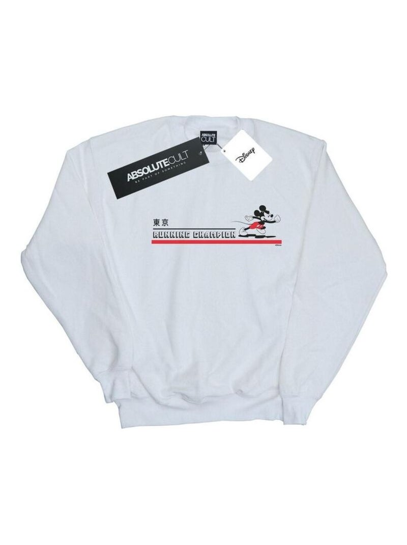 Disney - Sweat RUNNING CHAMPION Blanc - Kiabi