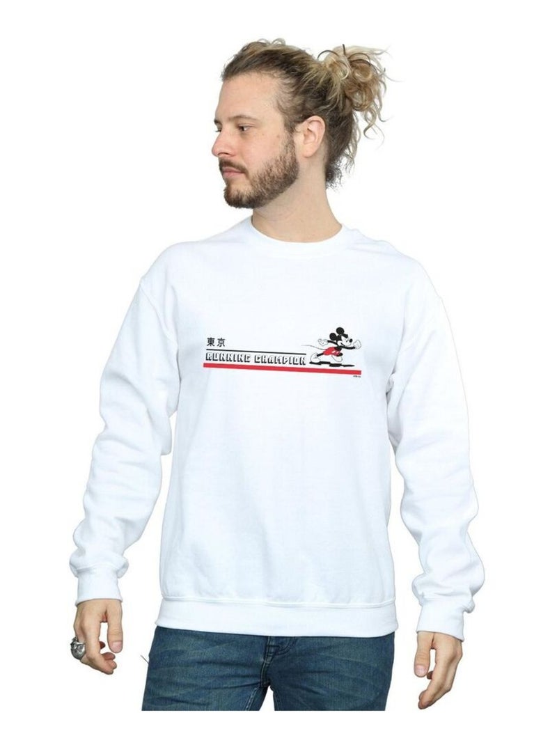 Disney - Sweat RUNNING CHAMPION Blanc - Kiabi
