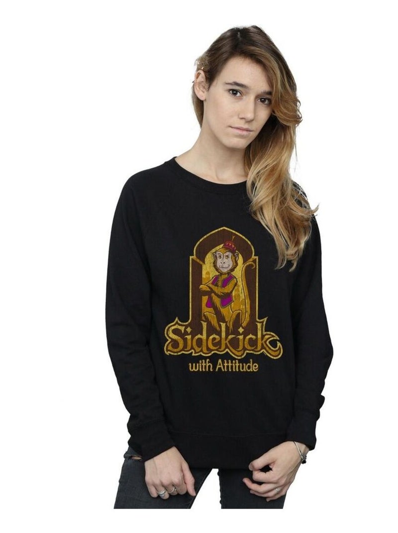 Disney - Sweat SIDEKICK ATTITUDE Noir - Kiabi