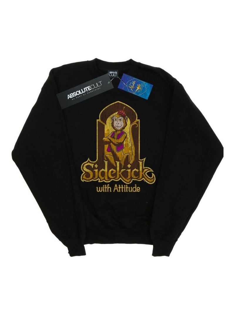 Disney - Sweat SIDEKICK ATTITUDE Noir - Kiabi