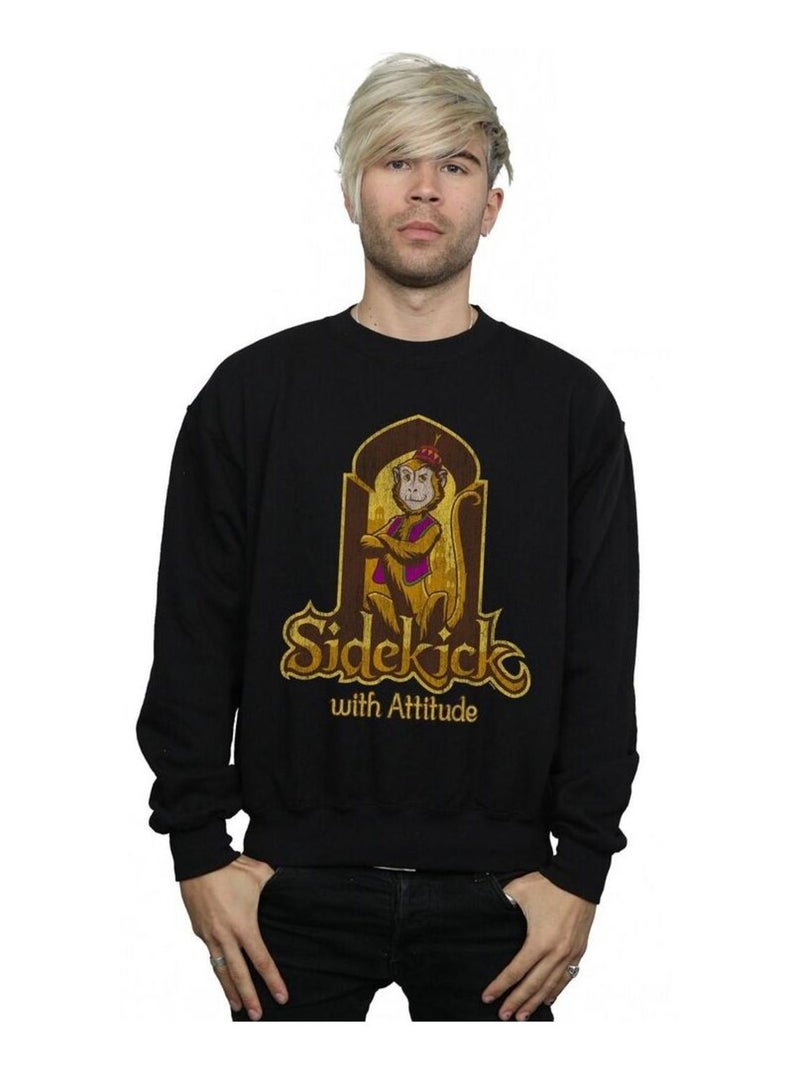 Disney - Sweat SIDEKICK ATTITUDE Noir - Kiabi