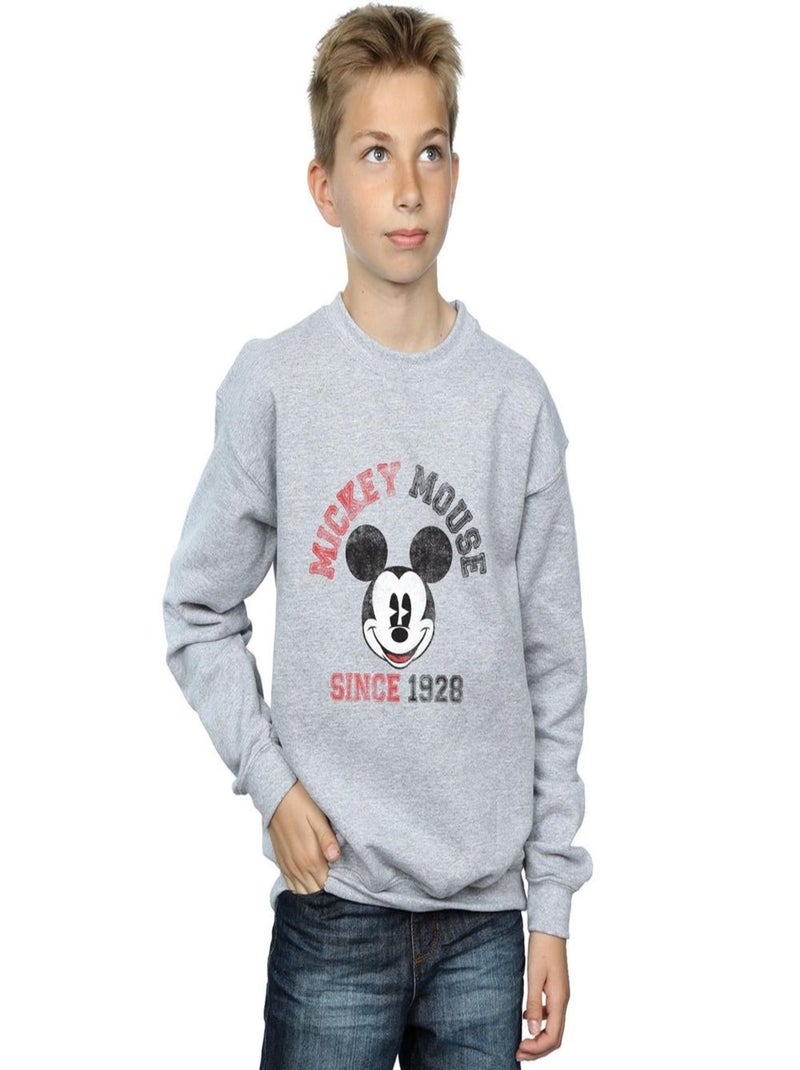 Disney - Sweat SINCE Gris chiné - Kiabi