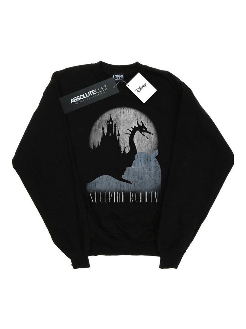 Disney - Sweat SLEEPING BEAUTY HIDDEN ILLUSION Noir - Kiabi