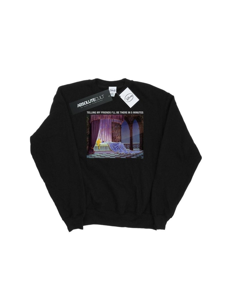 Disney - Sweat SLEEPING BEAUTY I'LL BE THERE IN Noir - Kiabi