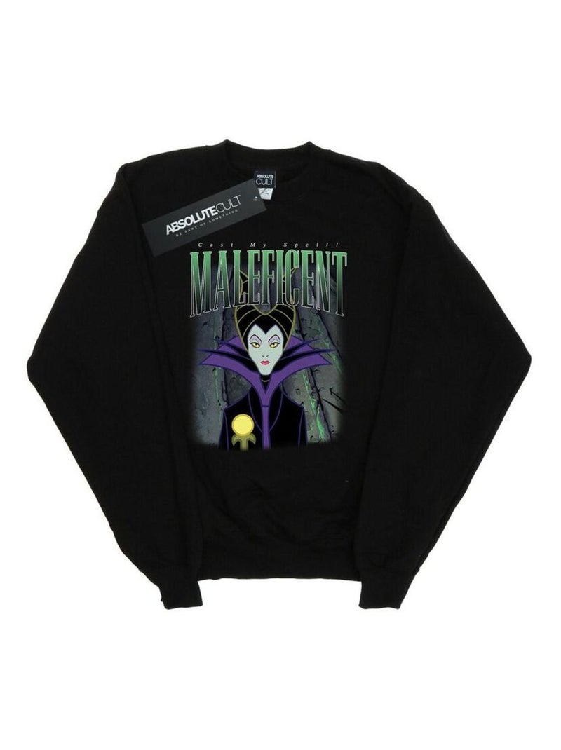 Disney - Sweat SLEEPING BEAUTY MALEFICENT Noir - Kiabi