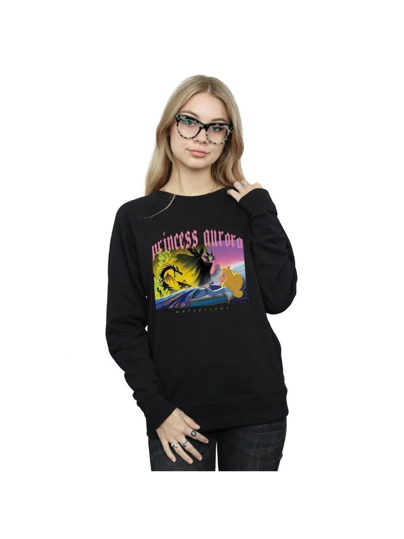 Disney - Sweat SLEEPING BEAUTY Noir - Kiabi