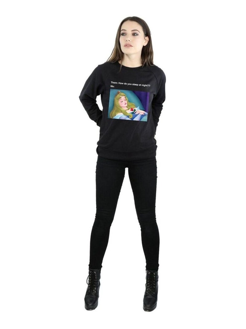 Disney - Sweat SLEEPING BEAUTY Noir - Kiabi