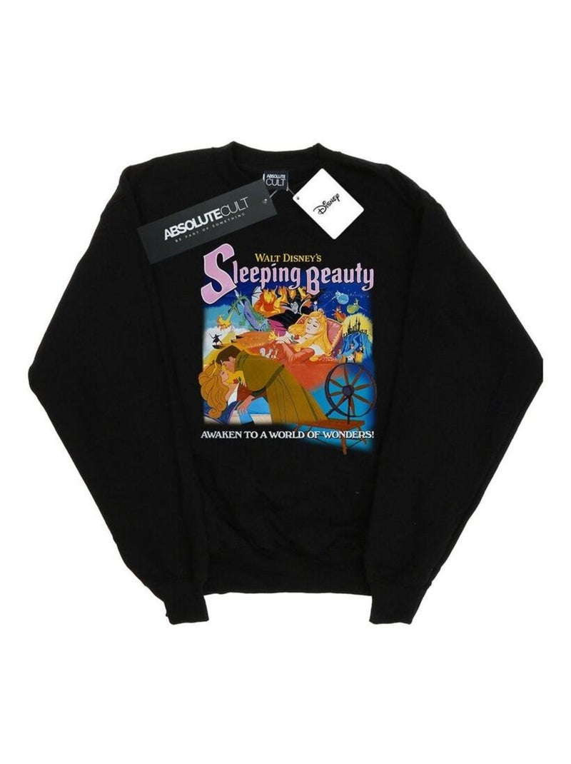 Disney - Sweat SLEEPING BEAUTY Noir - Kiabi