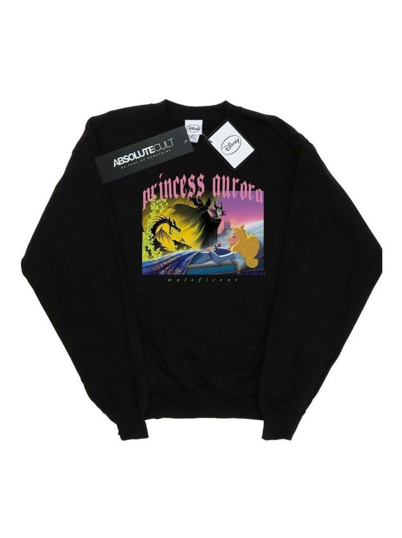 Disney - Sweat SLEEPING BEAUTY Noir - Kiabi