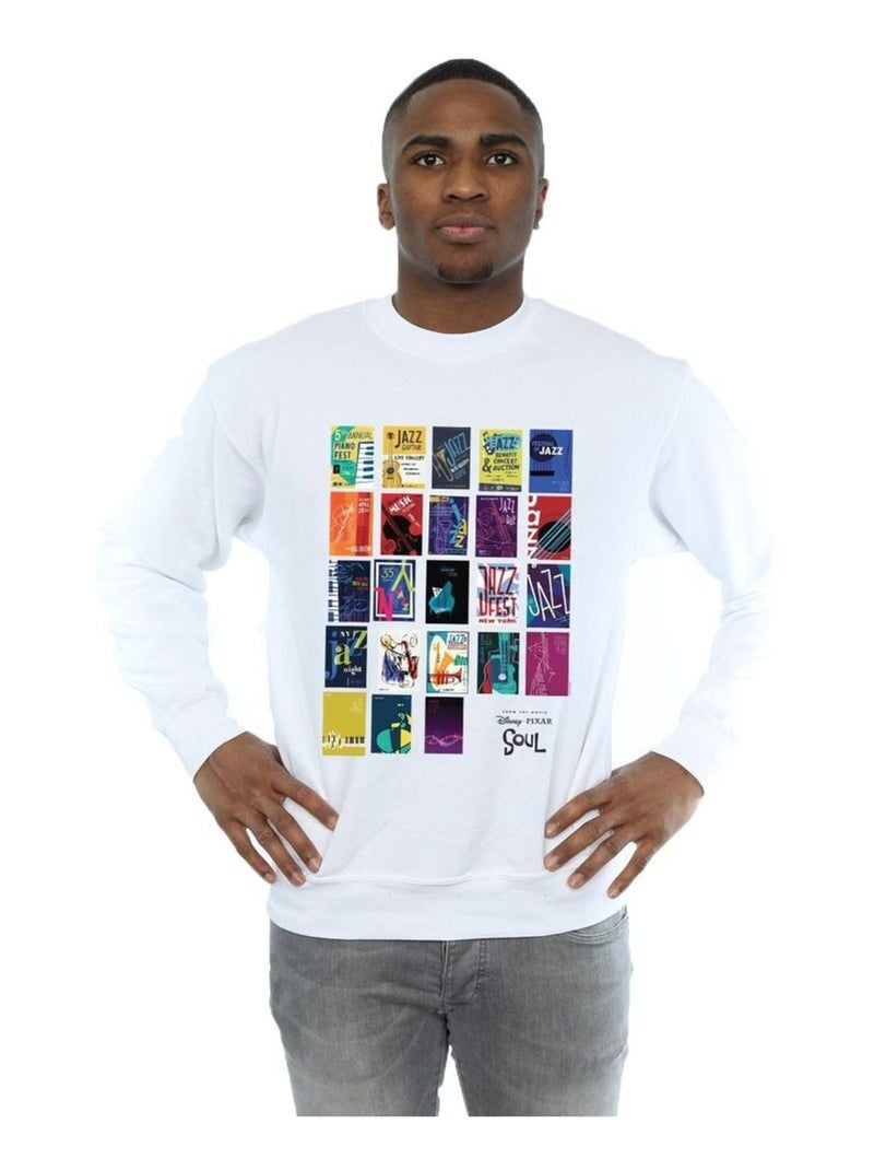 Disney - Sweat SOUL JAZZ WALL Blanc - Kiabi