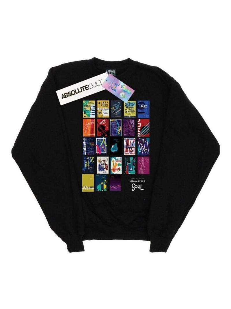 Disney - Sweat SOUL JAZZ WALL Noir - Kiabi