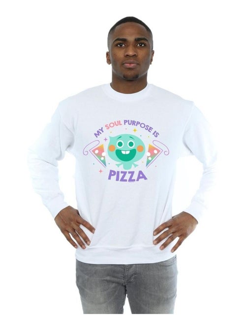 Disney - Sweat SOUL SOUL PURPOSE IS PIZZA - Kiabi