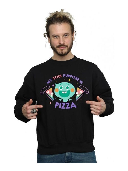 Disney - Sweat SOUL SOUL PURPOSE IS PIZZA - Kiabi