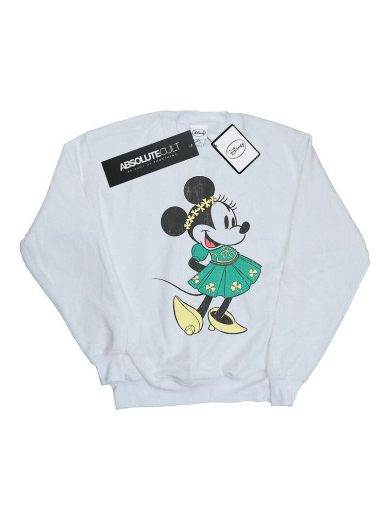 Disney - Sweat ST PATRICK'S DAY Blanc - Kiabi