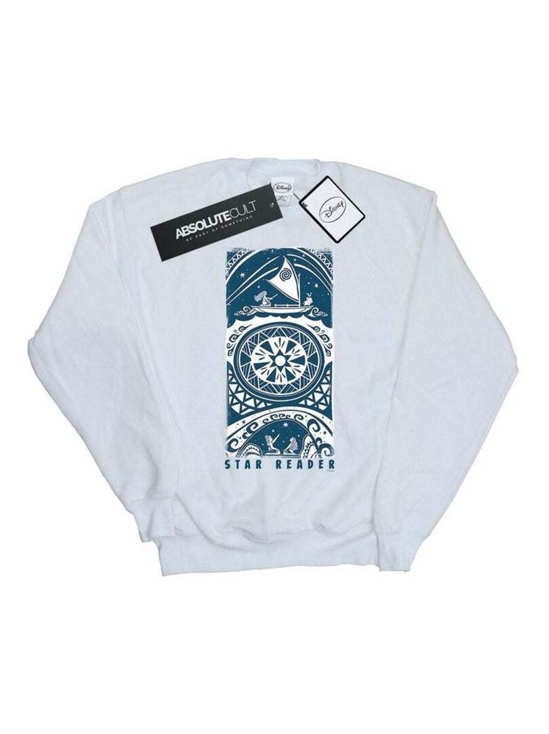 Disney - Sweat STAR READER Blanc - Kiabi